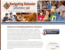 Tablet Screenshot of navigatingbehaviorsolutions.com